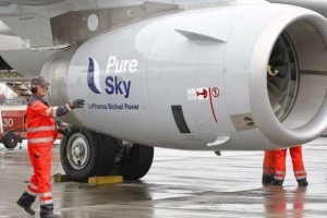 Turbine Jet Fueled with Lufthansa Biokerosene (click to enlarge)